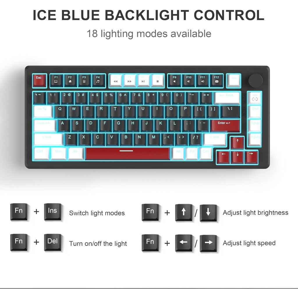 MageGee STAR75 Portable NKRO PC Gaming Keyboard