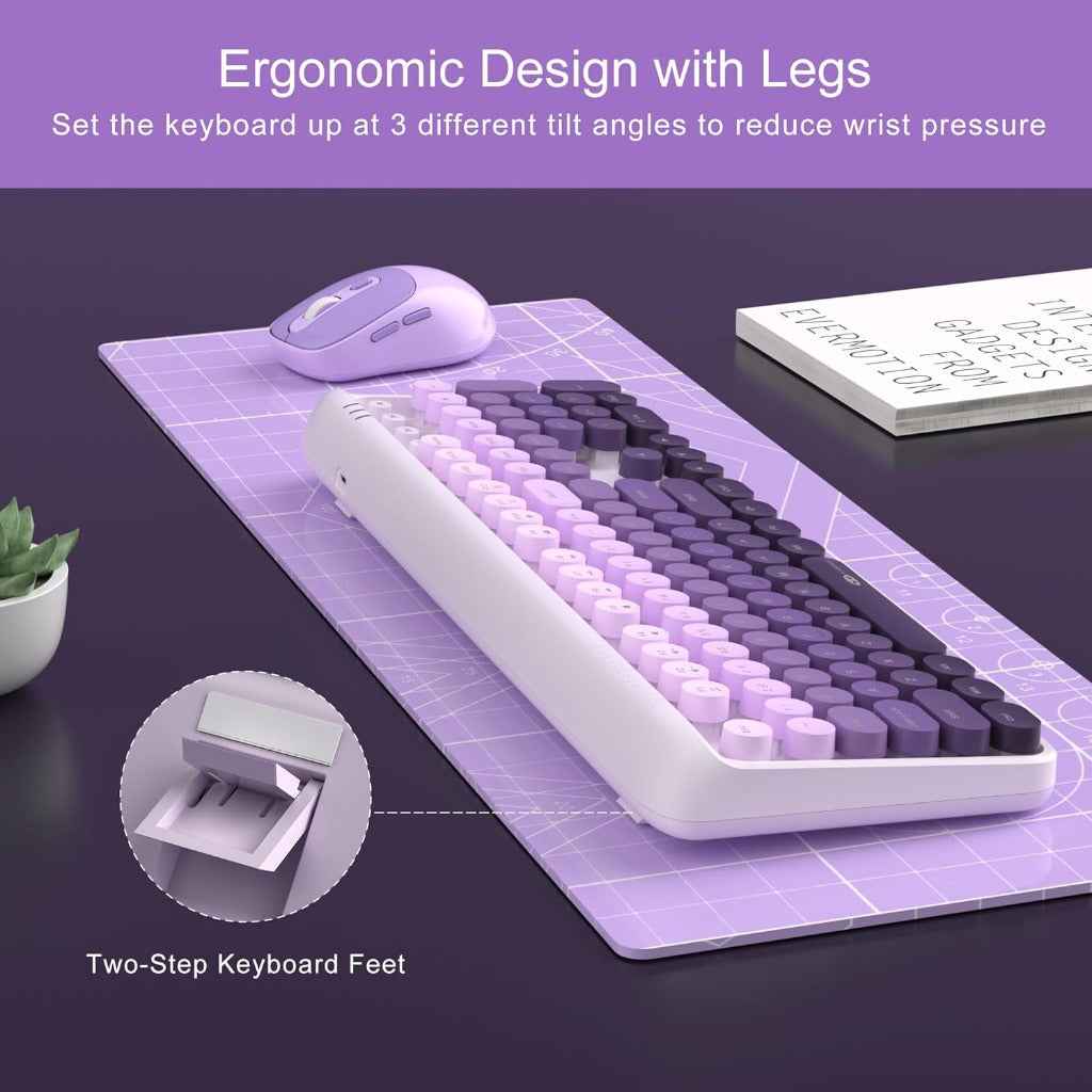 MageGee V920 Wireless Keyboard and Mouse Combo, 2.4G Full-Sized
