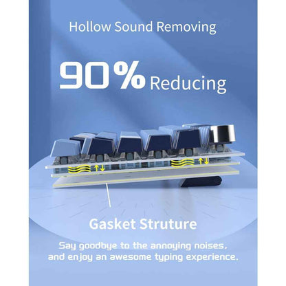 MageGee SKY81 75% Mechanical Gaming Keyboard, Gasket Hot Swappable Wired